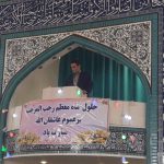 حضور محسن کوهکن در نماز جمعه شهر فولادشهر